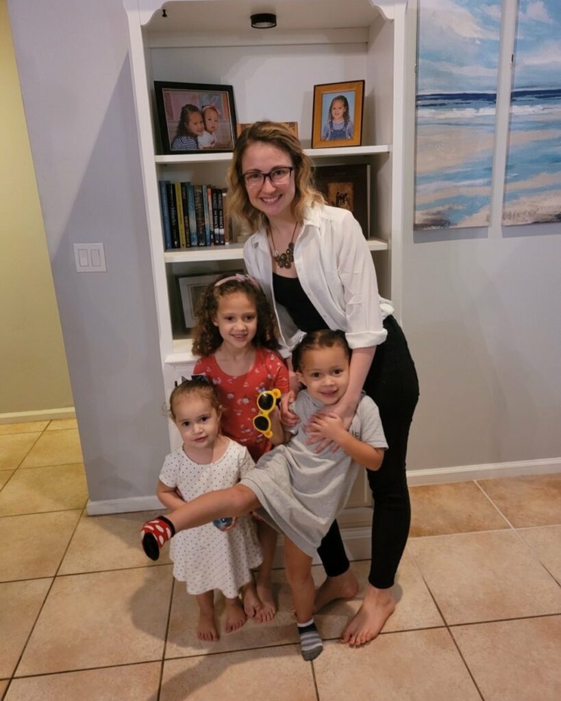 Lauren and her children