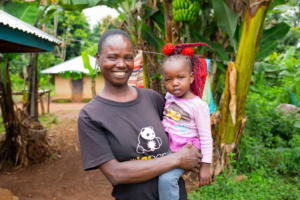 kenyan mother holding her daughter