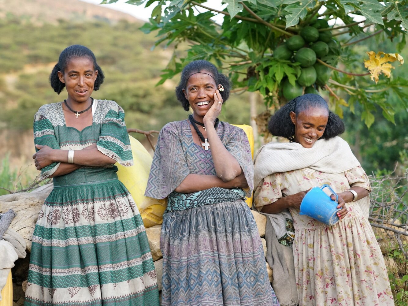 ethiopian women smiling