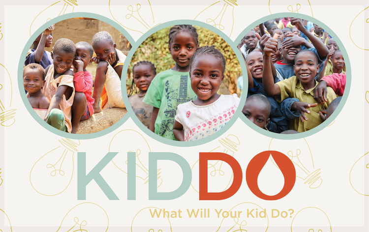 kiddo blood:water campaign image
