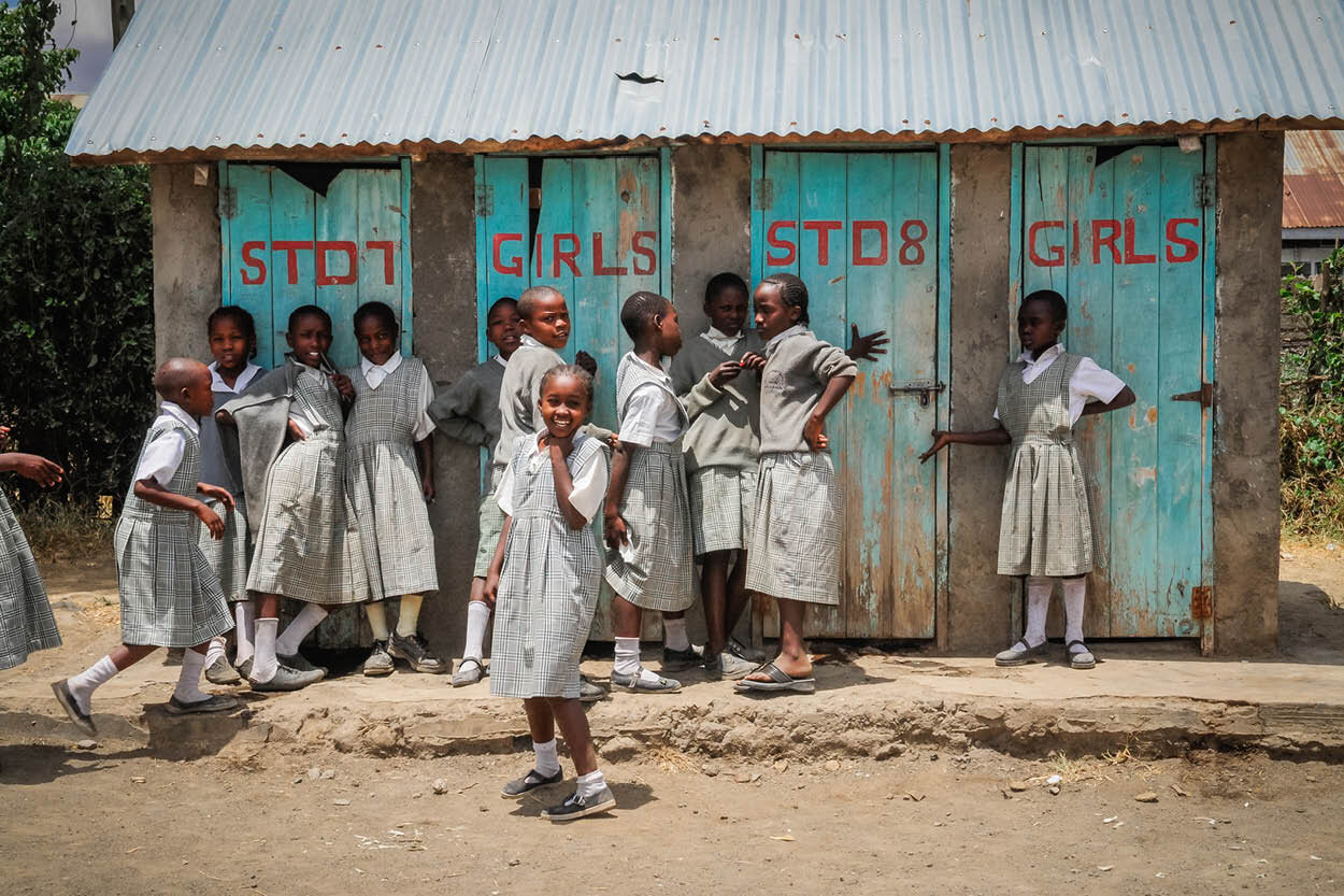 girls using designated bathrooms for school