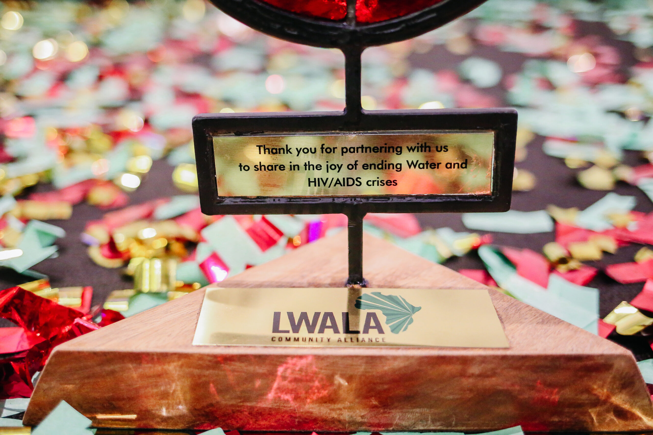 The Lwala Graduation Award Trophy