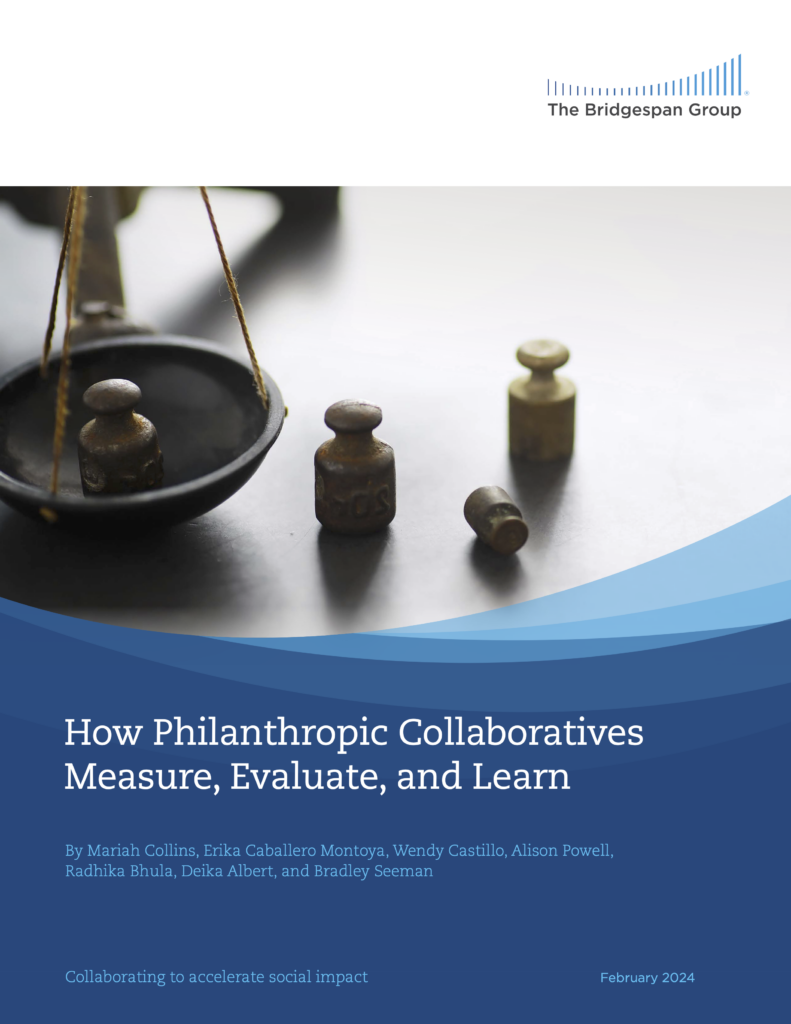 Bridgespan Group article about philanthropic collaboratives featuring Blood:Water
