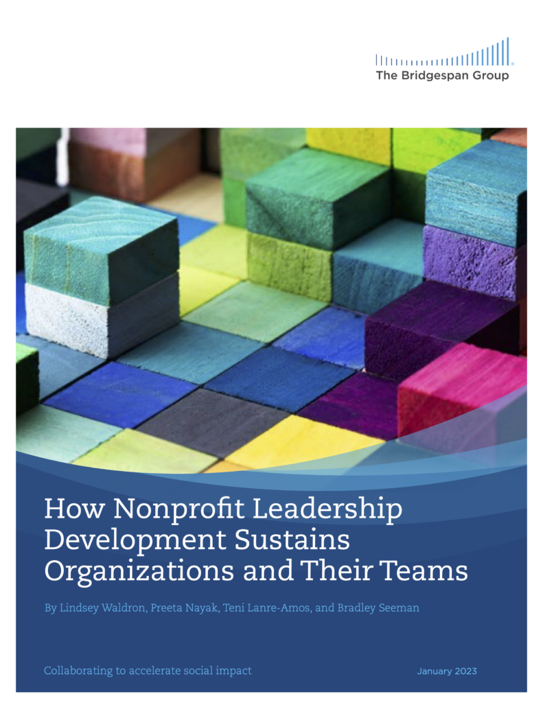 Workforce Development Non Profits How Nonprofit Leadership Development Sustains Organizations and Their ...